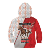 Horse Racing Christmas Kid Hoodie Giddy Up Pick Up Your Feet - Wonder Print Shop