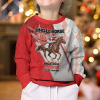 Horse Racing Christmas Kid Ugly Christmas Sweater Giddy Up Pick Up Your Feet - Wonder Print Shop