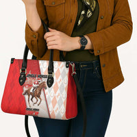 Horse Racing Christmas Leather Bag Giddy Up Pick Up Your Feet - Wonder Print Shop