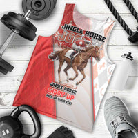 Horse Racing Christmas Men Tank Top Giddy Up Pick Up Your Feet - Wonder Print Shop