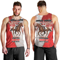 Horse Racing Christmas Men Tank Top Giddy Up Pick Up Your Feet - Wonder Print Shop