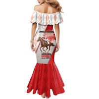 Horse Racing Christmas Mermaid Dress Giddy Up Pick Up Your Feet - Wonder Print Shop