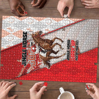 Horse Racing Christmas Puzzle Giddy Up Pick Up Your Feet - Wonder Print Shop