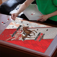 Horse Racing Christmas Puzzle Giddy Up Pick Up Your Feet - Wonder Print Shop