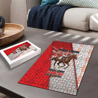 Horse Racing Christmas Puzzle Giddy Up Pick Up Your Feet - Wonder Print Shop