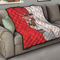 Horse Racing Christmas Quilt Giddy Up Pick Up Your Feet - Wonder Print Shop