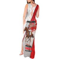 Horse Racing Christmas Tank Maxi Dress Giddy Up Pick Up Your Feet - Wonder Print Shop
