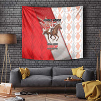 Horse Racing Christmas Tapestry Giddy Up Pick Up Your Feet - Wonder Print Shop