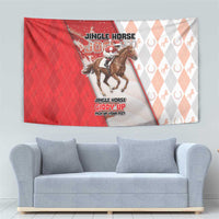 Horse Racing Christmas Tapestry Giddy Up Pick Up Your Feet - Wonder Print Shop