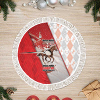 Horse Racing Christmas Tree Skirt Giddy Up Pick Up Your Feet - Wonder Print Shop
