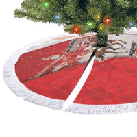 Horse Racing Christmas Tree Skirt Giddy Up Pick Up Your Feet - Wonder Print Shop