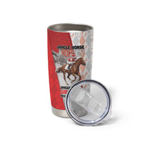 Horse Racing Christmas Tumbler Cup Giddy Up Pick Up Your Feet - Wonder Print Shop
