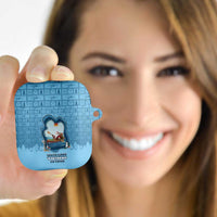 Santa Claus Is Kayaking To Town AirPods Case Merry Christmas - Wonder Print Shop