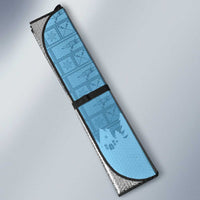 Santa Claus Is Kayaking To Town Auto Sun Shade Merry Christmas - Wonder Print Shop