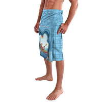 Santa Claus Is Kayaking To Town Lavalava Merry Christmas - Wonder Print Shop