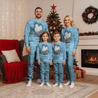 Santa Claus Is Kayaking To Town Christmas Pajama Set Merry Christmas - Wonder Print Shop