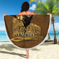 Roman Empire Beach Blanket Centurion Colosseum - Wonder Print Shop