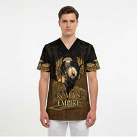 Roman Empire Scrub Top Centurion Colosseum - Wonder Print Shop