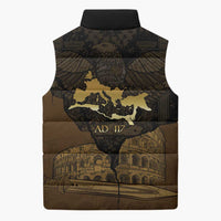 Roman Empire Sleeveless Puffer Jacket Centurion Colosseum - Wonder Print Shop