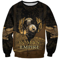 Roman Empire Sweatshirt Centurion Colosseum - Wonder Print Shop
