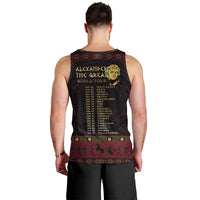 Macedonian Empire Men Tank Top Alexander The Great World Tour - Wonder Print Shop