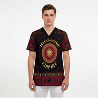 Macedonian Empire Scrub Top Alexander The Great World Tour - Wonder Print Shop