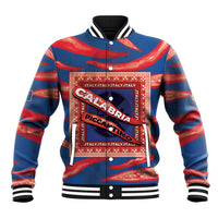 Personalized Italy Calabria Baseball Jacket Piccantino Vintage Style