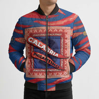 Personalized Italy Calabria Bomber Puffer Jacket Piccantino Vintage Style