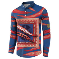Personalized Italy Calabria Button Sweatshirt Piccantino Vintage Style