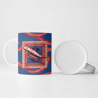 Personalized Italy Calabria Ceramic Mug Piccantino Vintage Style