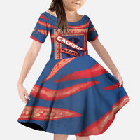 Personalized Italy Calabria Family Matching Long Sleeve Bodycon Dress and Hawaiian Shirt Piccantino Vintage Style