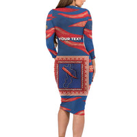 Personalized Italy Calabria Family Matching Long Sleeve Bodycon Dress and Hawaiian Shirt Piccantino Vintage Style