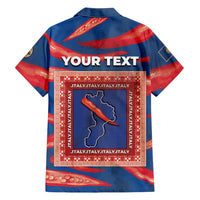 Personalized Italy Calabria Family Matching Short Sleeve Bodycon Dress and Hawaiian Shirt Piccantino Vintage Style