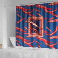 Italy Calabria Shower Curtain Piccantino Vintage Style