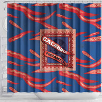 Italy Calabria Shower Curtain Piccantino Vintage Style