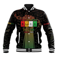 Juneteenth 1865 Baseball Jacket Unapologetically Black