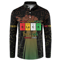 Juneteenth 1865 Button Sweatshirt Unapologetically Black