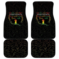 Juneteenth 1865 Car Mats Unapologetically Black