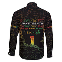 Juneteenth 1865 Family Matching Puletasi and Hawaiian Shirt Unapologetically Black