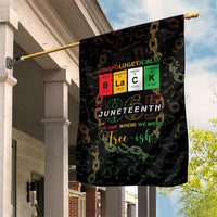Juneteenth 1865 Garden Flag Unapologetically Black