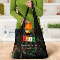 Juneteenth 1865 Grocery Bag Unapologetically Black