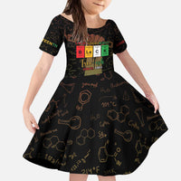 Juneteenth 1865 Kid Short Sleeve Dress Unapologetically Black