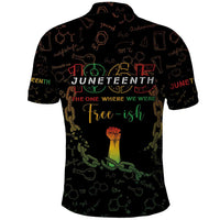 Juneteenth 1865 Polo Shirt Unapologetically Black