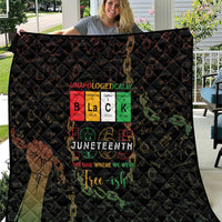 Juneteenth 1865 Quilt Unapologetically Black