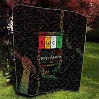 Juneteenth 1865 Quilt Unapologetically Black