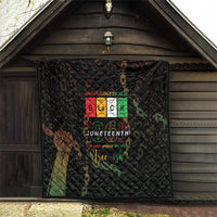 Juneteenth 1865 Quilt Unapologetically Black
