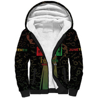 Juneteenth 1865 Sherpa Hoodie Unapologetically Black