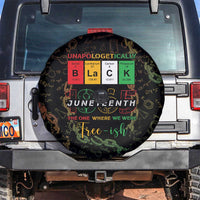 Juneteenth 1865 Spare Tire Cover Unapologetically Black