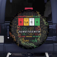 Juneteenth 1865 Spare Tire Cover Unapologetically Black