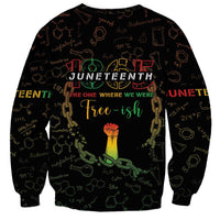 Juneteenth 1865 Sweatshirt Unapologetically Black